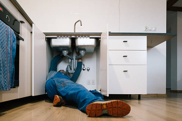 Professional Drain Cleaning technician working in Wayland, KY